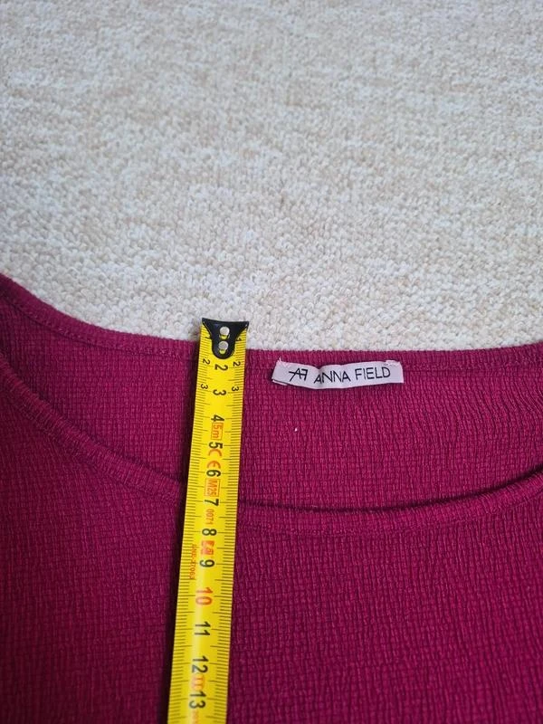 Anna Field Camiseta texturizada frambuesa M – photo 10